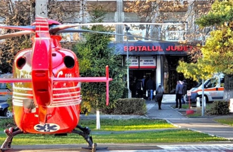 Sălăjean în stare critică, transportat cu elicopterul SMURD la Spitalul Județean Satu Mare