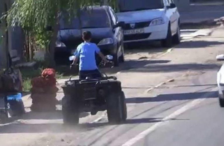 Tânăr din Zalău prins în trafic cu ATV-ul radiat din circulație