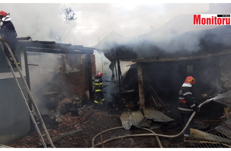 Incendiu devastator în localitatea Cuceu. Două fete au murit