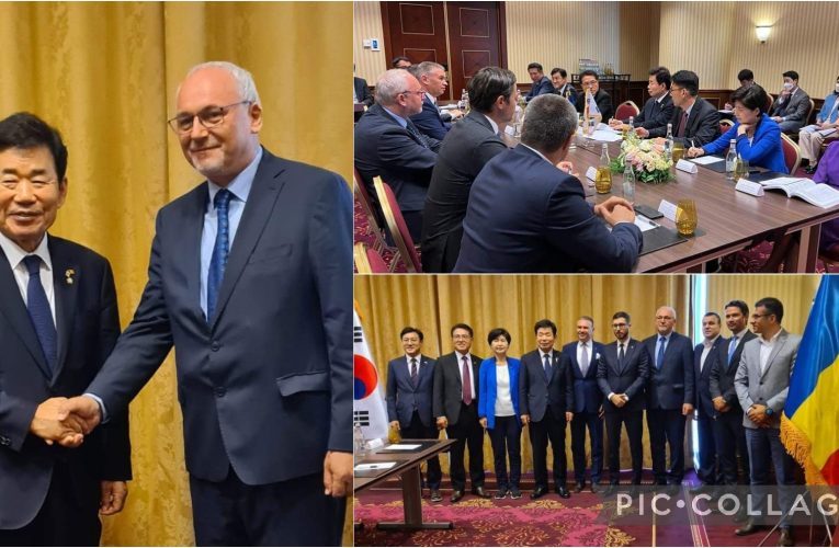 Deputatul PSD Florian Neaga a participat la o întâlnire cu președintele Adunării Naționale a Republicii Coreea, Kim Jin-pyo