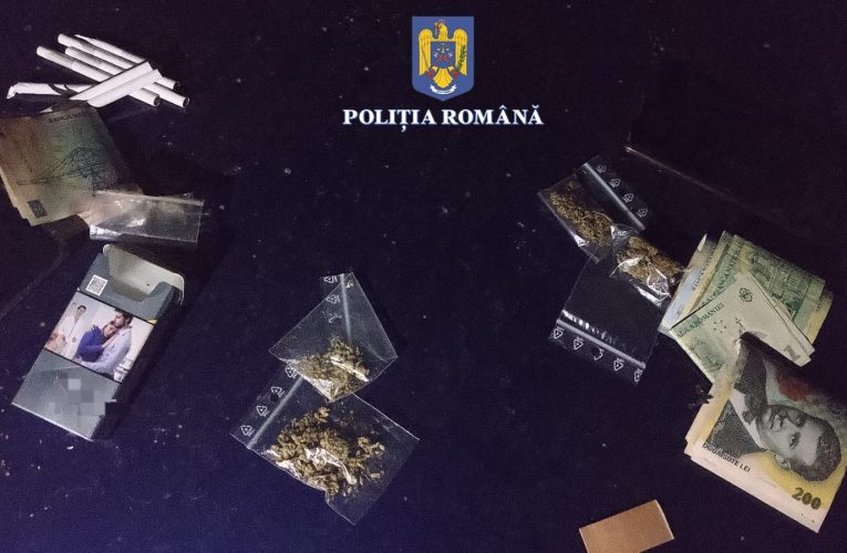 Poliția a prins la Zalău trei tineri cu droguri în mașină