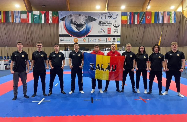 SCM Zalău s-a întors cu salba plină de medalii de la Campionatul Mondial de Karate Slovenia
