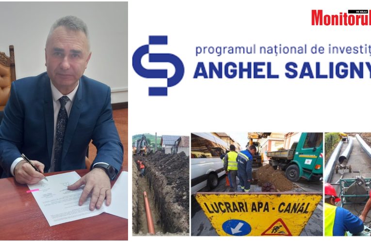 Călin Morar a semnat contractul de peste 4 milioane euro pentru extinderea rețelei de canalizare