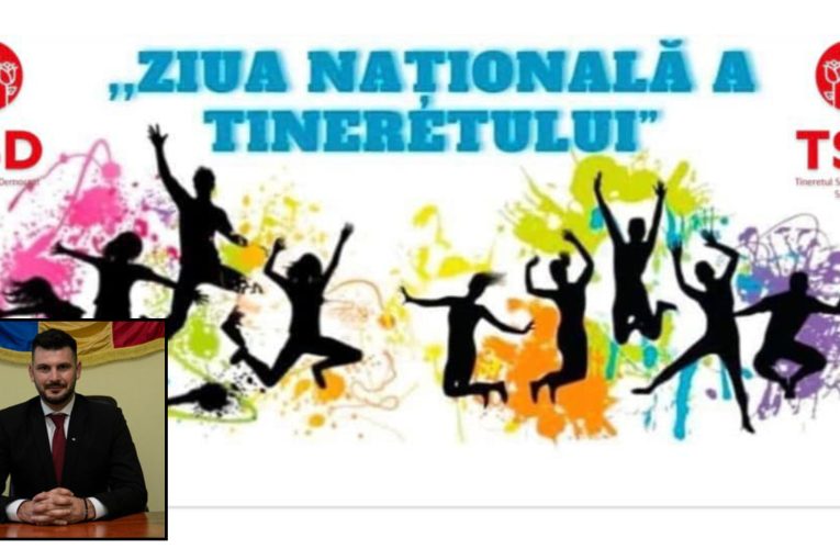 Mesajul președintelui TSD Sălaj, Vlad Pașcalău, cu ocazia Zilei Naționale a Tineretului