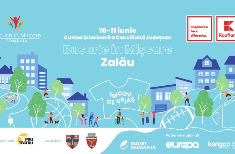 Bucurie în Mișcare, festival dedicat promovării sportului de masă, ajunge la Zalău