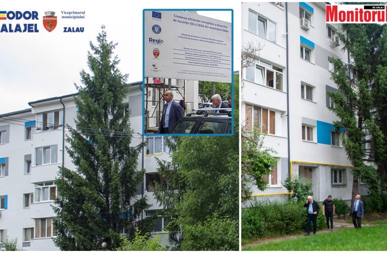 Reabilitările blocurilor și școlilor din Zalău pe bani europeni au schimbat deja fața orașului