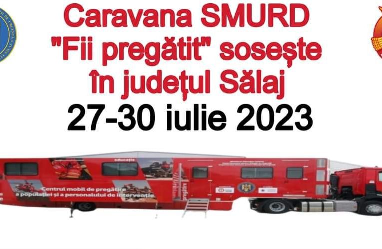 Caravana SMURD „Fii pregătit” ajunge din nou în județul Sălaj