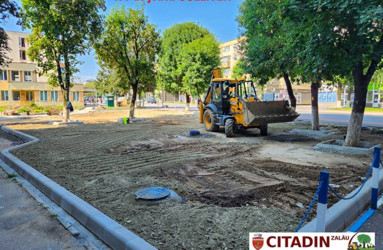 Citadin realizează lucrări ample pentru modernizarea locurilor de joacă din Zalău
