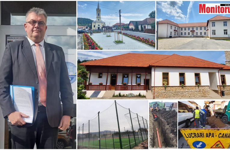Primarul Gál Máté István a câștigat proiecte de milioane de euro pentru dezvoltarea Comunei Almașu