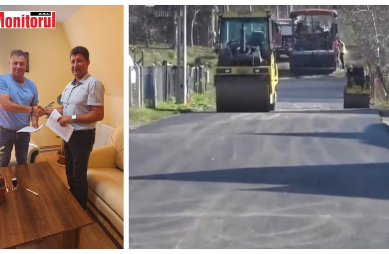 Primarul Marian Mirișan anunță că începe asfaltarea străzilor în satul Stârciu