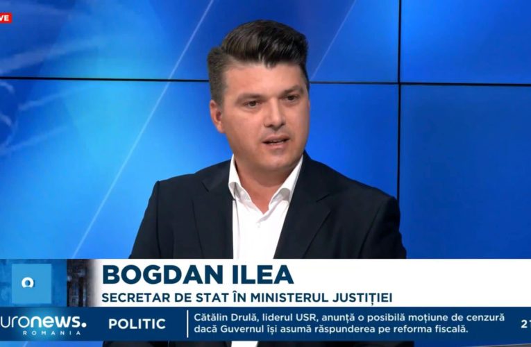 VIDEO| Secretarul de stat Bogdan Ilea prezent în studiourile Euronews România