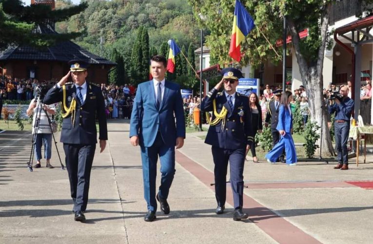 Secretarul de stat Bogdan Ilea prezent la festivitatea de absolvire a SNPAP Târgu-Ocna