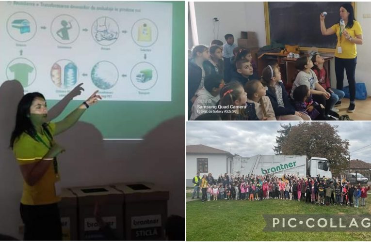 Brantner a predat educație ecologică la Școala Gimnazială Nr 1 Românași