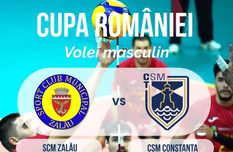 SCM Zalău joacă contra CSM Constanța în Cupa Romaniei la volei