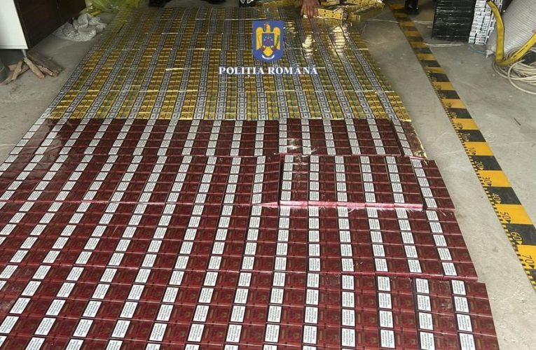 Peste 139.000 de țigarete de contrabandă descoperite de polițiștii sălăjeni