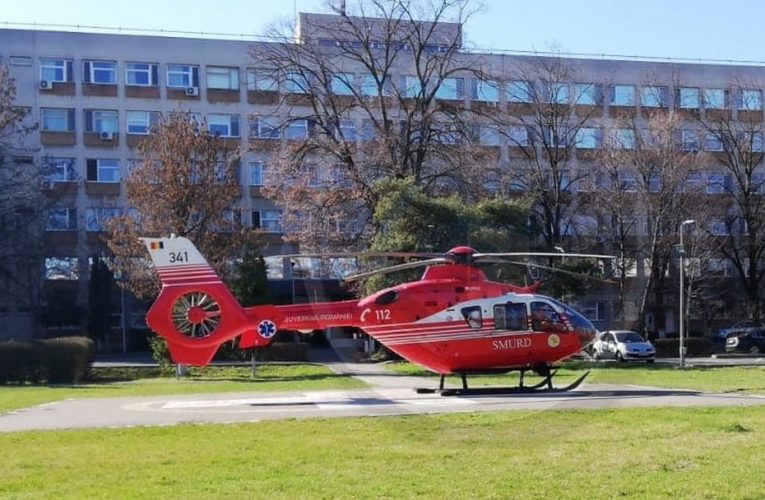 Tânără de 19 ani însărcinată, transportată cu elicopterul SMURD Jibou la Urgență