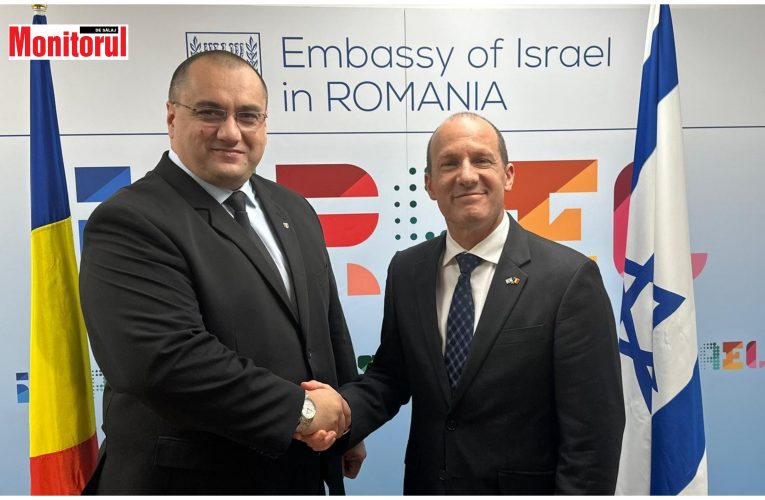 Întâlnire între europarlamentarul Cristian Terheș și ambasadorul Israelului în România