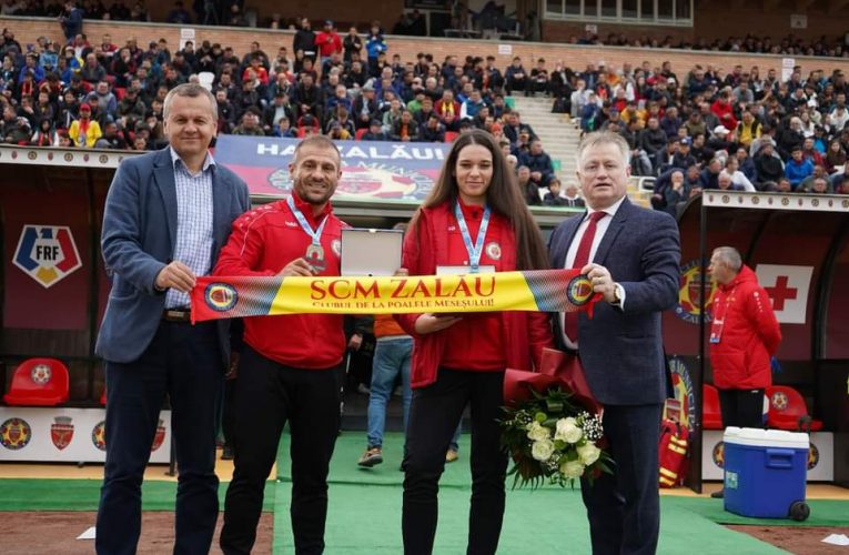 Primarul Ionel Ciunt a premiat cei doi campioni europeni ai SCM Zalău