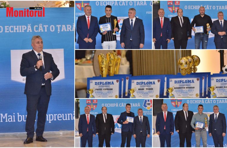 Conducerea AJF Sălaj a premiat cei mai buni sportivi, antrenori și arbitirii din Ligile IV și V