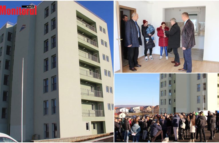 60 de familii au primit astăzi cheile de la locuințele ANL din cartierul Dumbrava Nord