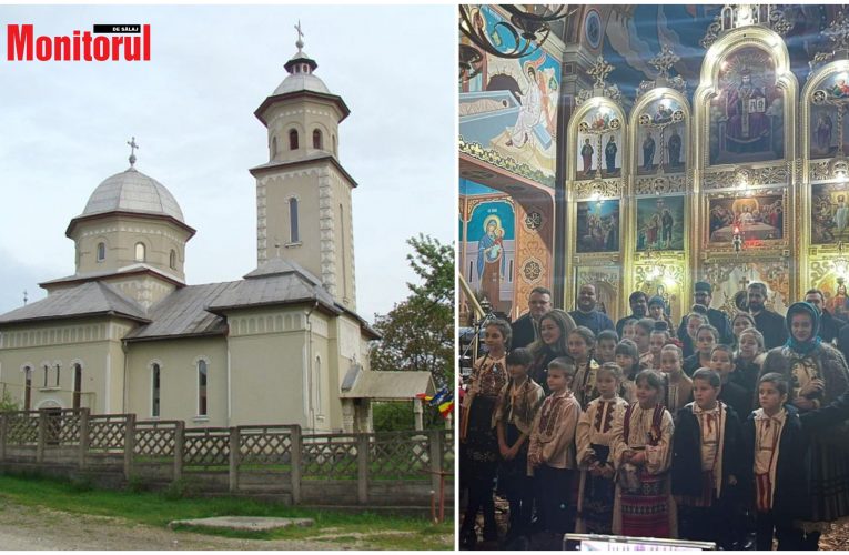 Concert de colinde susținut de un cor de preoți la Biserica Ortodoxă din Lemniu