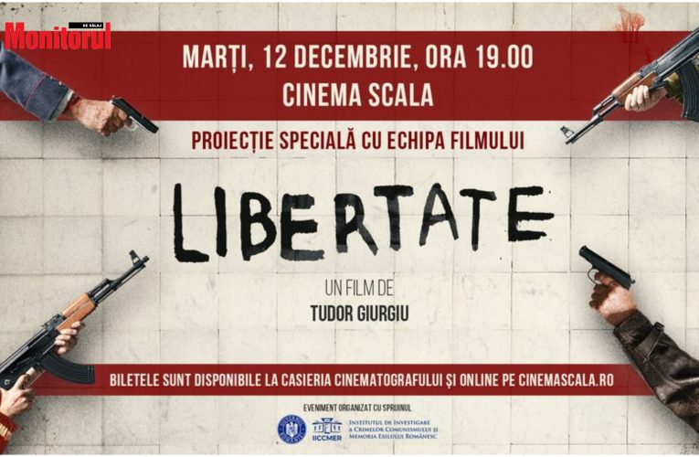 Proiecție specială a filmului LIBERTATE, în prezența regizorului și a actorului Cătălin Herlo