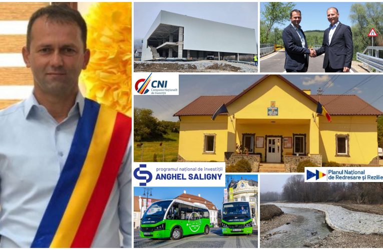 Primarul Cristian Ungur reușește să facă investiții în toate cele 7 localități din com. Gâlgău