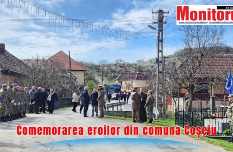 VIDEO| Eroii căzuți pe raza comunei Coșeiu, comemorați la monumentul din Chilioara