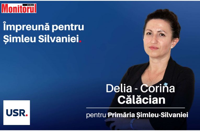 Delia Călăcian USR, prima femeie candidat la funcția de primar al orașului Șimleu Silvaniei