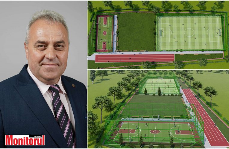 Primarul Călin Bereschi construiește un complex sportiv lângă școala din Mirșid