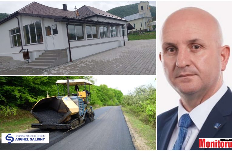 Primarul Alin Băbănaș continuă modernizarea comunei Surduc