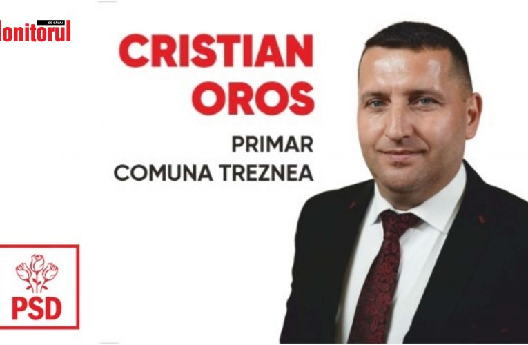 Primarul Cristian Oros candidează pentru un nou mandat la Primăria Treznea