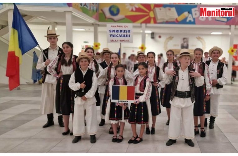 Ansamblul „Spiridușii Valcăului” prezent la festivaluri internaționale în Macedonia și Bulgaria