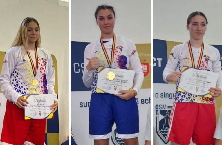 Trei titluri naționale pentru boxul sălăjean la Campionatul National 2024