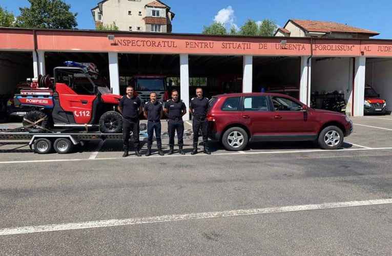 Patru pompieri sălăjeni au plecat în Franța în misiune de sprijin