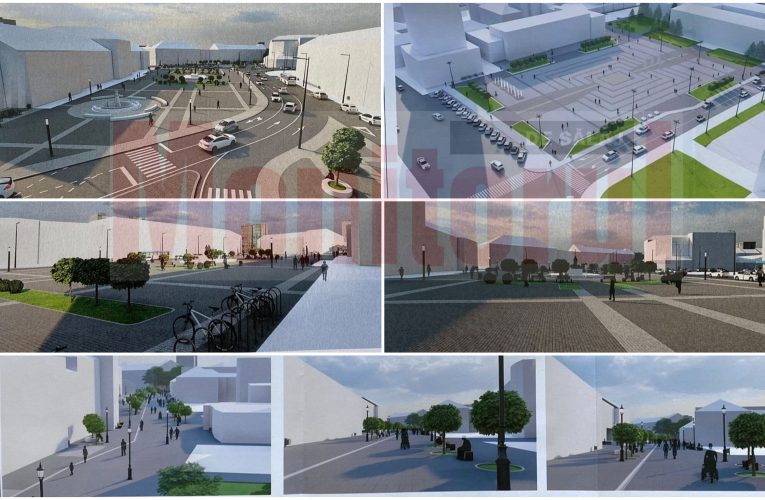 FOTO: Cum va arăta centrul Municipiului Zalău după investiția de 4 milioane de euro