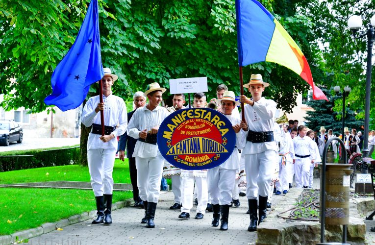 FOTO&VIDEO| Trei zile pline de spectacole la Festivalul Internațional de Folclor „La fântâna dorului” din Șimleu Silvaniei