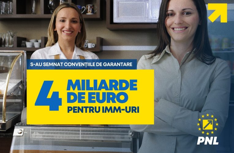 Patru miliarde de euro pentru IMM-uri. S-au semnat convențiile de garantare