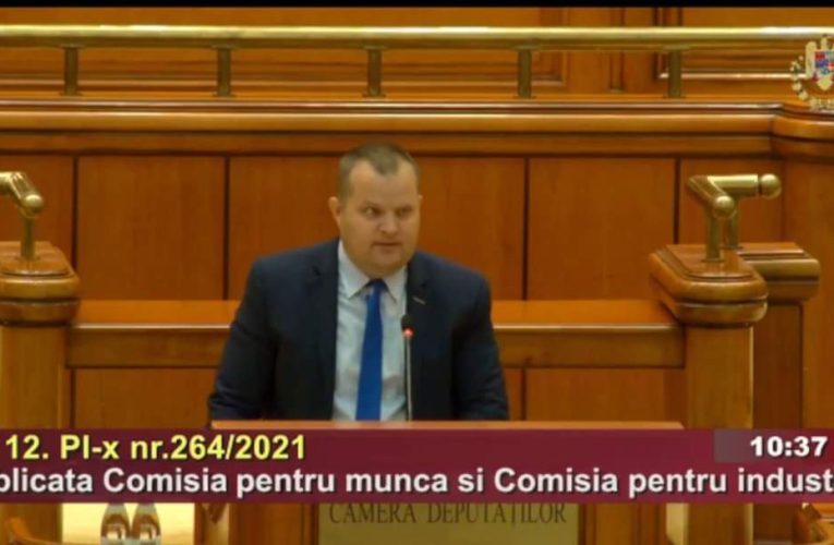 Secretarul de stat Marius Stanciu prezent în Parlament pentru a susține legi importante în domeniul muncii