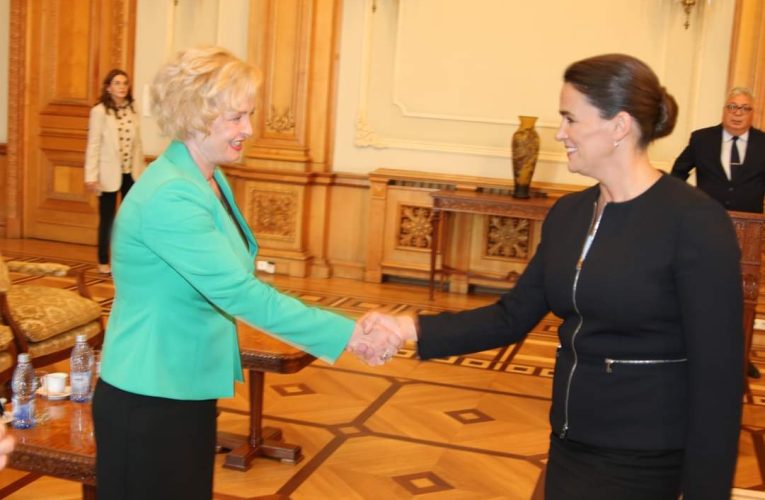 Senatoarea UDMR Irina Kovács s-a întâlnit cu președintele Ungariei, Katalin Novák