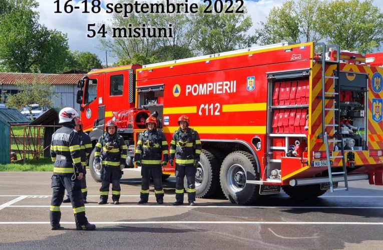 Pompierii sălăjeni solicitați la zeci de misiuni în weekend