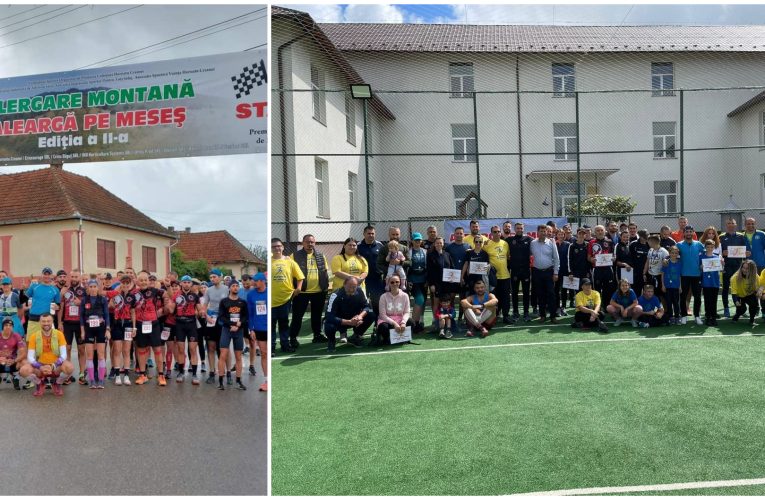 Crosul montan „Aleargă pe Meseș” ediția II, un eveniment care s-a desfășurat cu succes