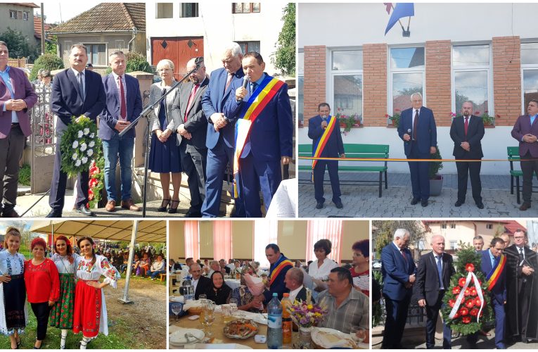 Zilele Comunei Vârșolț| Primarul Breda Lajos a inaugurat dispensarul medical și biblioteca