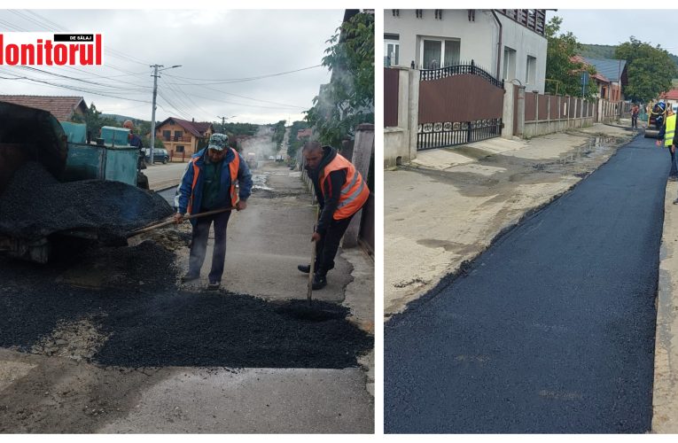 Societatea Citadin a început să repare și asfalteze străzile „sparte” din Ortelec