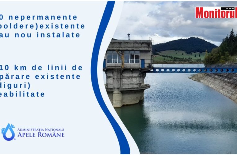 Apele Române verifică 19 baraje în județul Sălaj