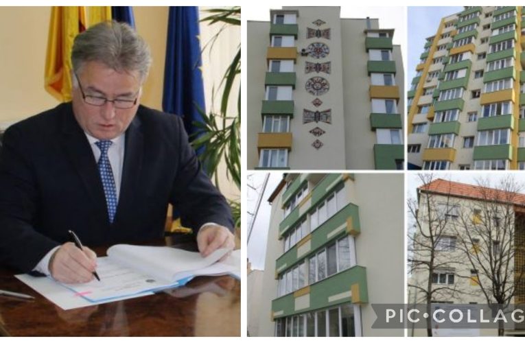 Primarul Ionel Ciunt reabilitează 14 blocuri din Zalău cu fonduri europene