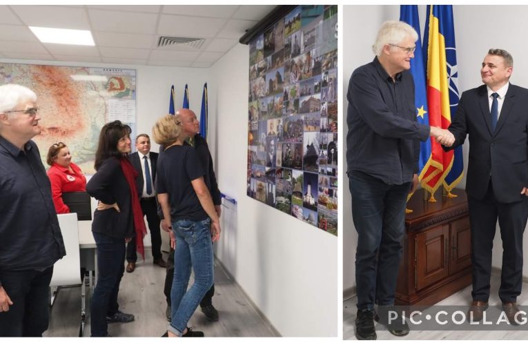 Prefectul județului Dari Toma a primit vizita unei delegaţii a Crucii Roșii Germania