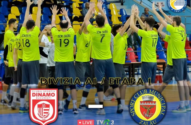 SCM Volei Zalău debutează în campionat pe terenul lui Dinamo București