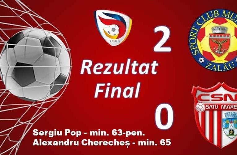 SCM Zalău a bătut 2-0 liderul grupei CSM Satu Mare