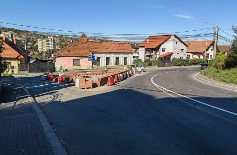 Citadin Zalău modernizează intersecția dintre străzile Andrei Șaguna și Kossuth Lajos